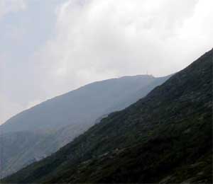 Mt. Washington summit in the background (photo by James Horner)