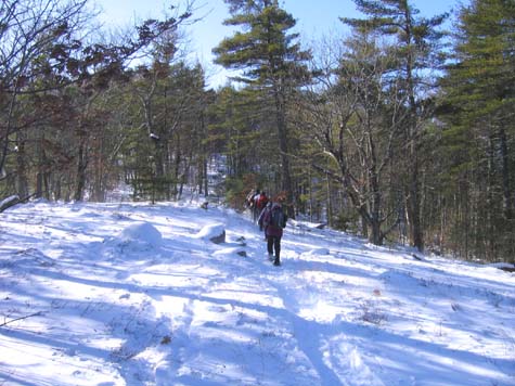 SDH on the trail (photo by Mark Malnati)