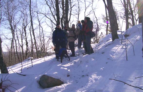 SDH on the trail (photo by Deb Hann)