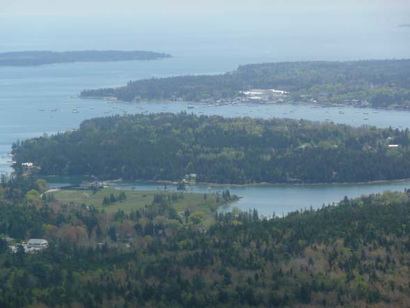 Harbors from the summit of Beech Mountain (photo by Chip Lary)
