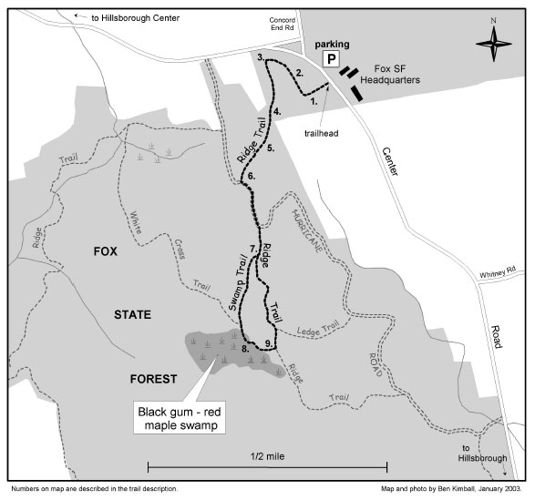 Trail Map (by Ben Kimball)
