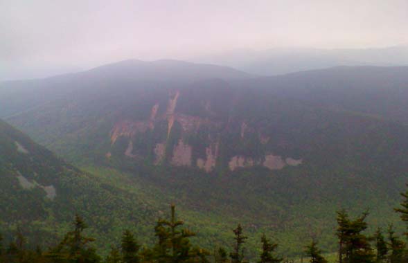 The cliffs of Mount Lowell (photo by Bill Mahony)