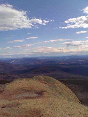 View east from the summit of Mt. Chocorua (photo by Bill Mahony)