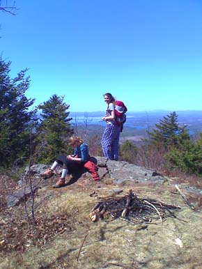 At the summit of Copple Crown (photo by Bill Mahony)