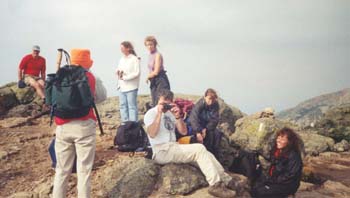 On top of Mt. Lafayette (photo by Webmaster)