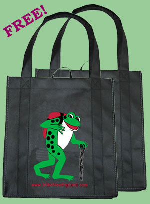Free reusable shopping bags with hike report submissions*