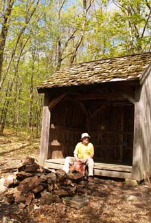 The shelter in Rutland State Park (photo by Webmaster)