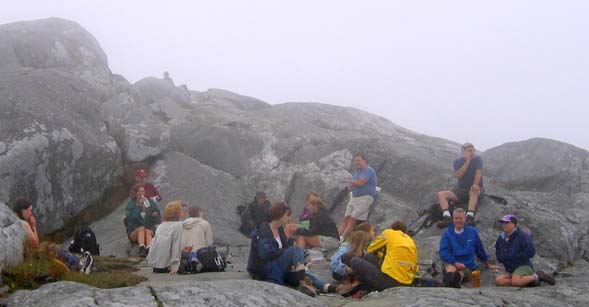 SDH on the summit of Mount Monadnock (photo by Mark Malnati)