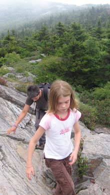 On the trail (photo by Dennis Marchand)