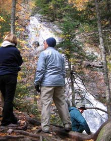 SDHers enjoying Nancy Cascades (photo by Mark Malnati)