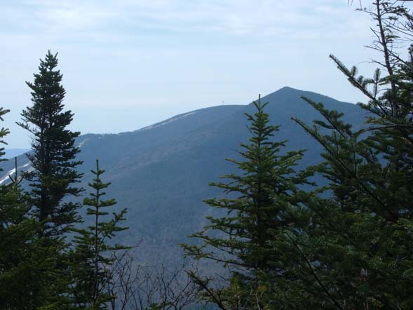 View of Tecumseh and Waterville Valley ski area (photo by Bill Mahony)