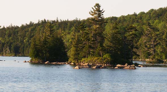 Islands on Eagle Lake (photo by Webmaster)