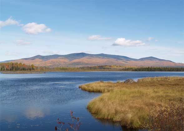Cherry Pond and the Pliny Range from the Tudor Richards viewing platform (photo by Webmaster)