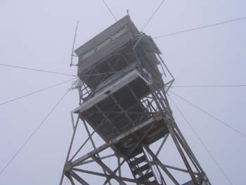 The fire tower on Red Hill (photo by Mark Malnati)