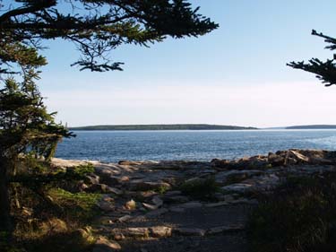 View of the ocean and some islands from the point (photo by Webmaster)