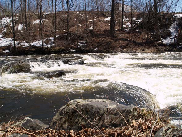 Cascades on the Moose River below the first bench (photo by Webmaster)