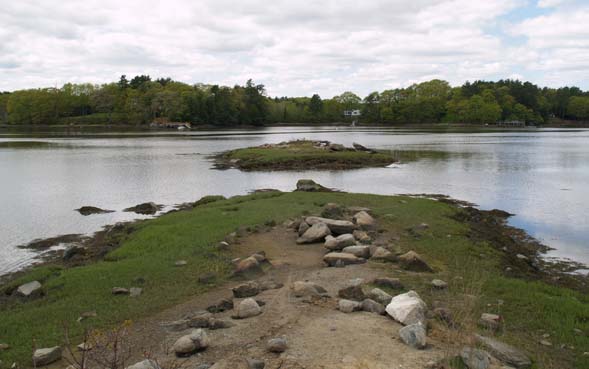 View from the end of the promontory (photo by Webmaster)