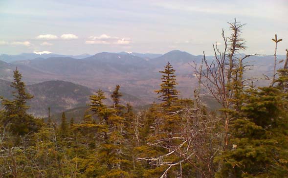 Looking west from an outlook near Mt. Passaconaway's summit (photo by Bill Mahony)