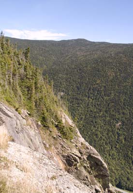 View from the first outlook beyond the main ledges (photo by Webmaster)