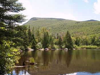 Zealand Pond with Zealand Ridge in the background (photo by Webmaster)