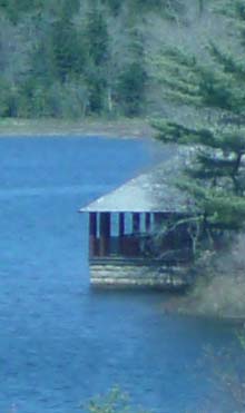 Boathouse on Little Long Pond (photo by Chip Lary)